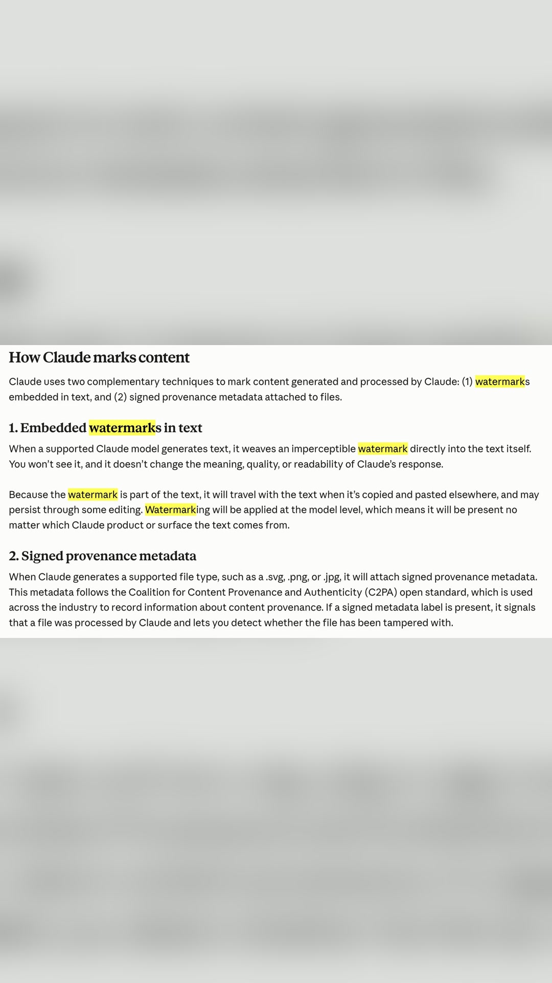 ⚡️ Claude now leaves an invisible watermark directly in generated text