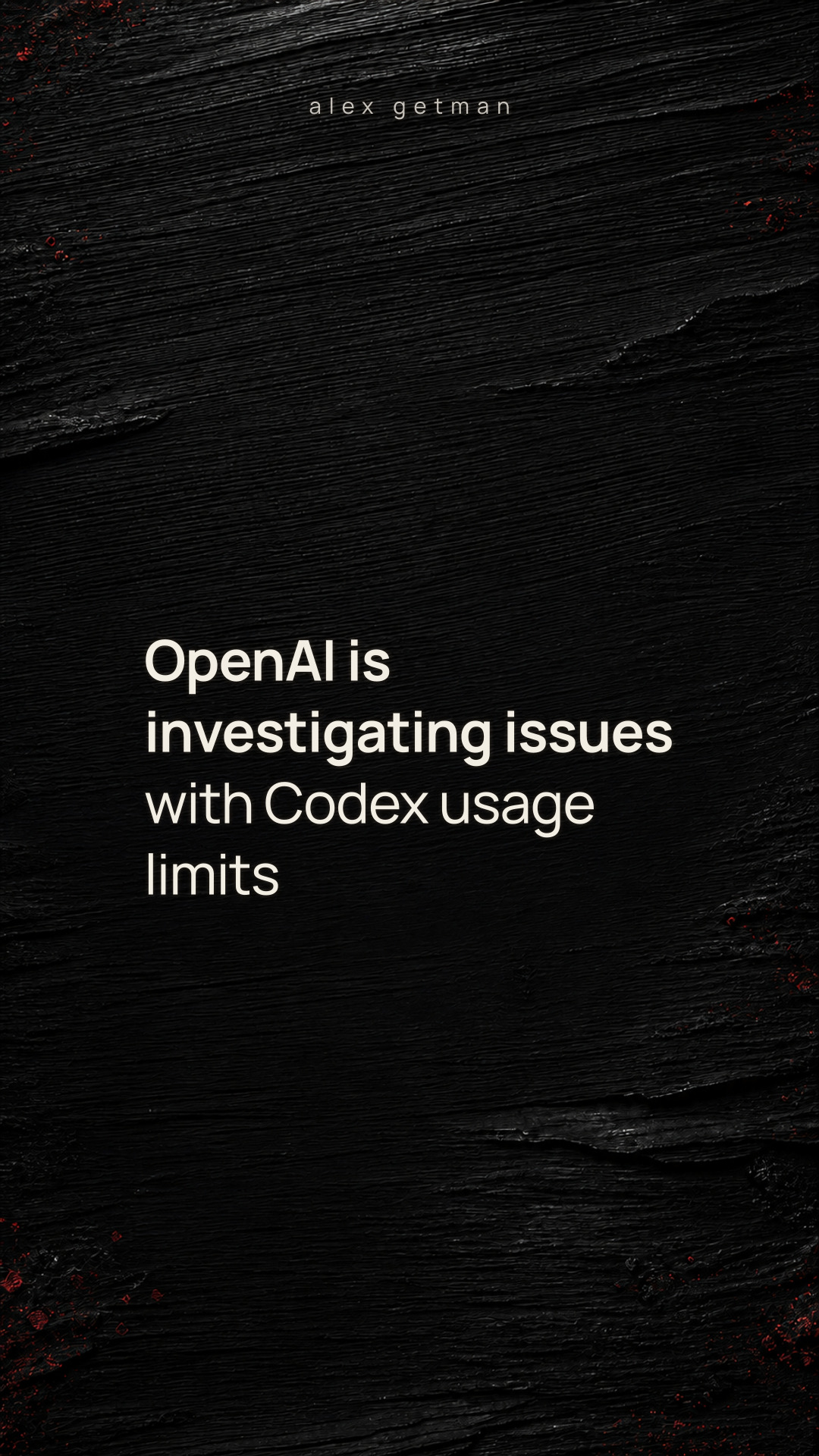 OpenAI is investigating issues with Codex usage limits
