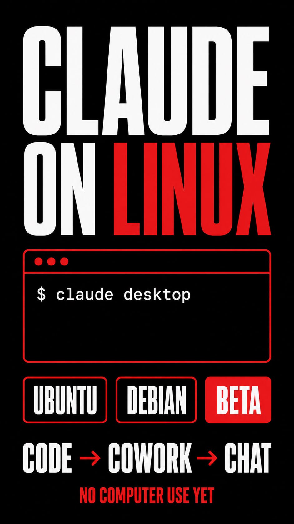 Claude Desktop is now on Linux