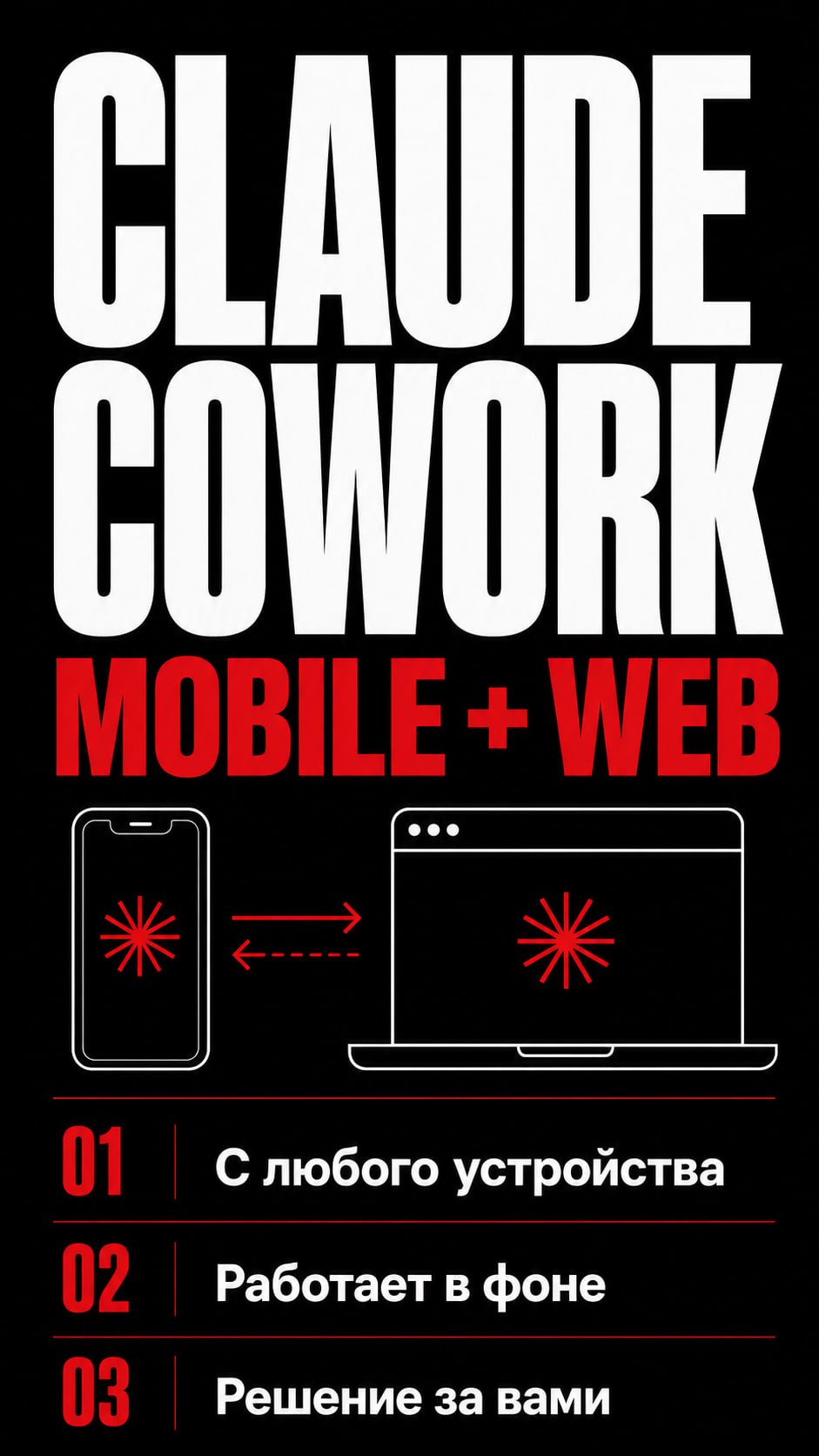 Claude Cowork выходит на мобайл и веб