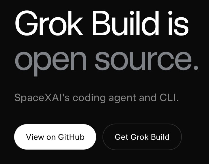Elon Musk open-sourced Grok Build