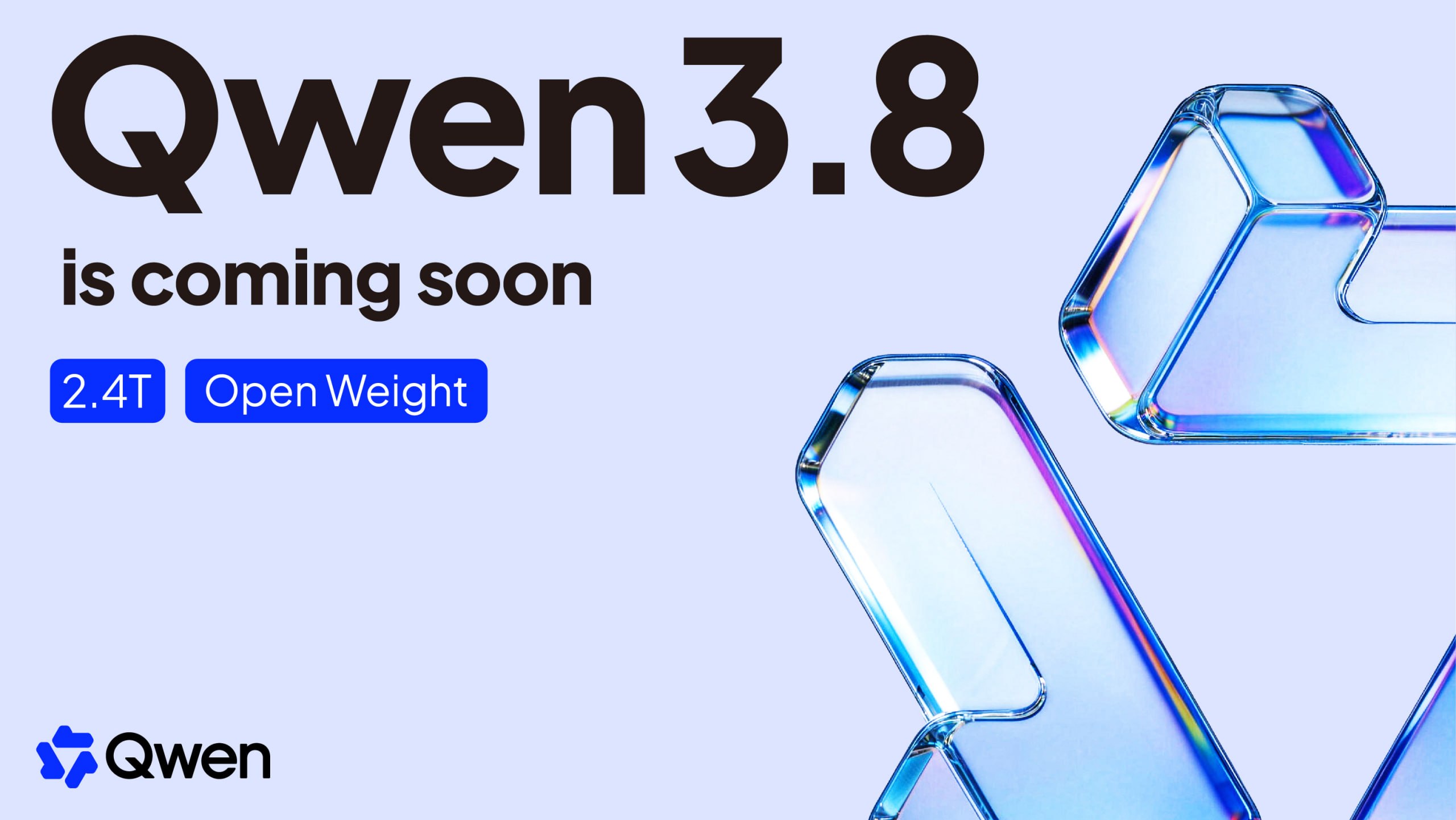 Alibaba just teased Qwen3.8 with 2.4T parameters