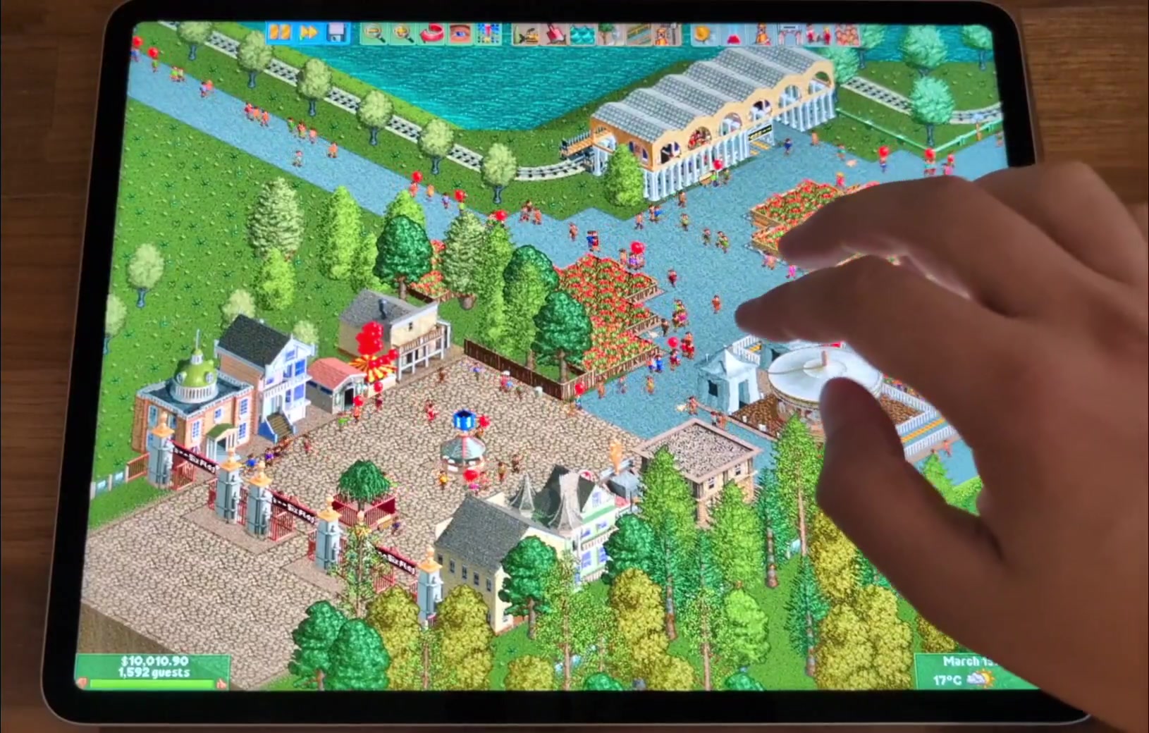 GPT-5.6 Sol brought RollerCoaster Tycoon 2 to the iPad